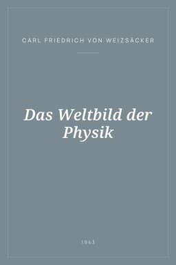 Portada de Das Weltbild der Physik