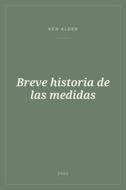 Portada de Breve historia de las medidas