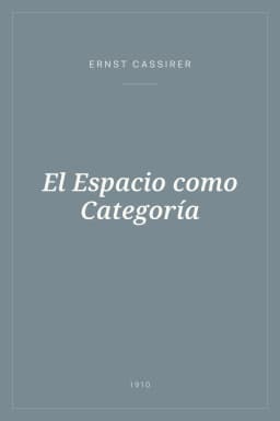 Portada de El Espacio como Categoría