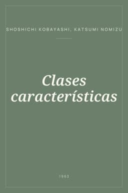 Portada de Clases características