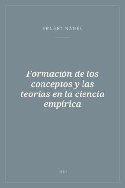 Portada de Formación de los conceptos y las teorías en la ciencia empírica