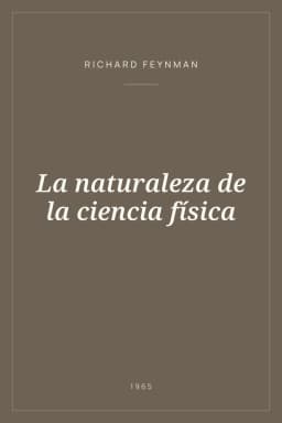 Portada de La naturaleza de la ciencia física