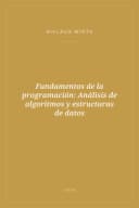 Portada de Fundamentos de la programación: Análisis de algoritmos y estructuras de datos