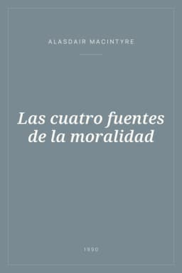 Portada de Las cuatro fuentes de la moralidad