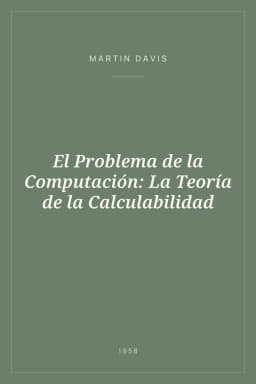 Portada de El Problema de la Computación: La Teoría de la Calculabilidad