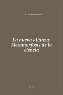 Portada de La nueva alianza: Metamorfosis de la ciencia