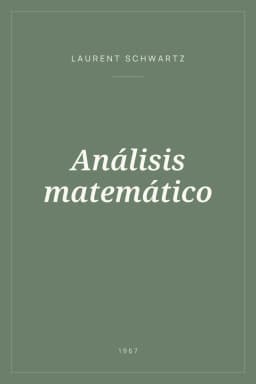 Portada de Análisis matemático