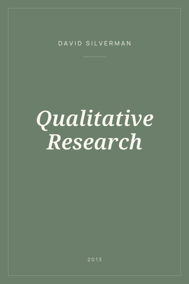 Portada de Qualitative Research