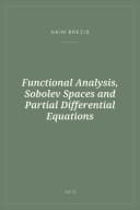 Portada de Functional Analysis, Sobolev Spaces and Partial Differential Equations