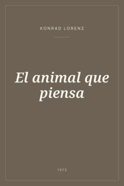 Portada de El animal que piensa