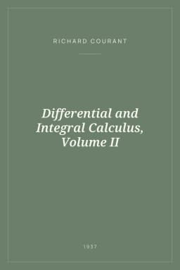 Portada de Differential and Integral Calculus, Volume II