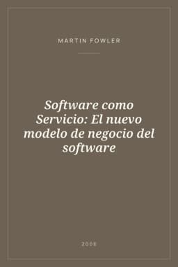 Portada de Software como Servicio: El nuevo modelo de negocio del software