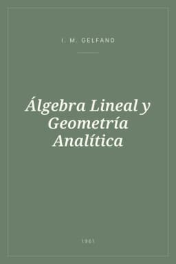 Portada de Álgebra Lineal y Geometría Analítica