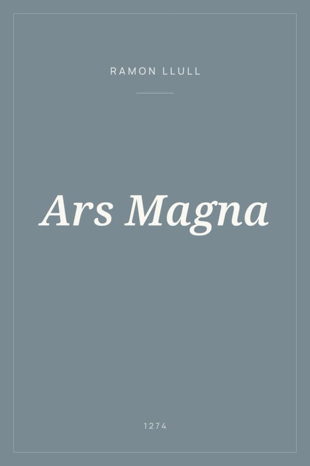 Portada de Ars Magna