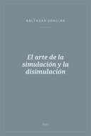 Portada de El arte de la simulación y la disimulación