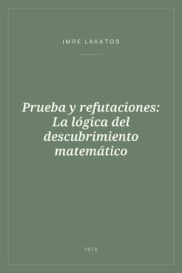Portada de Prueba y refutaciones: La lógica del descubrimiento matemático