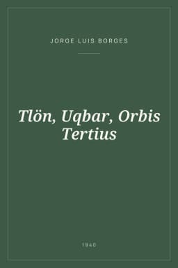 Portada de Tlön, Uqbar, Orbis Tertius