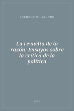 Portada de La revuelta de la razón: Ensayos sobre la crítica de la política