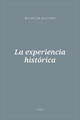 Portada de La experiencia histórica