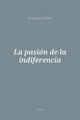 Portada de La pasión de la indiferencia