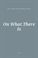 Portada de On What There Is
