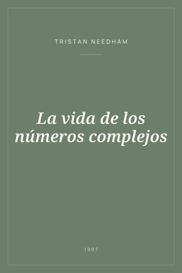 Portada de La vida de los números complejos