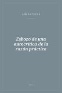 Portada de Esbozo de una autocrítica de la razón práctica