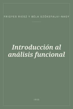 Portada de Introducción al análisis funcional