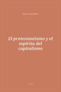 Portada de El protestantismo y el espíritu del capitalismo