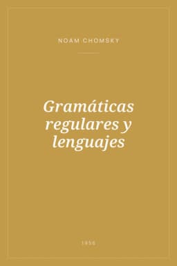 Portada de Gramáticas regulares y lenguajes