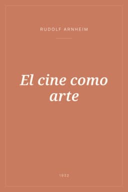 Portada de El cine como arte