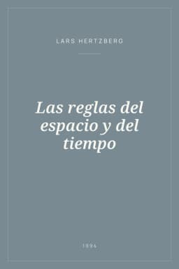 Portada de Las reglas del espacio y del tiempo