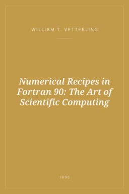 Portada de Numerical Recipes in Fortran 90: The Art of Scientific Computing