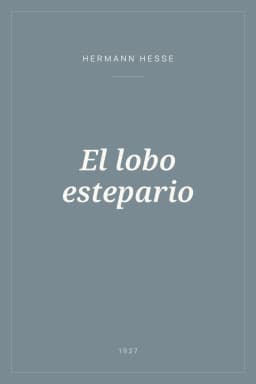 Portada de El lobo estepario