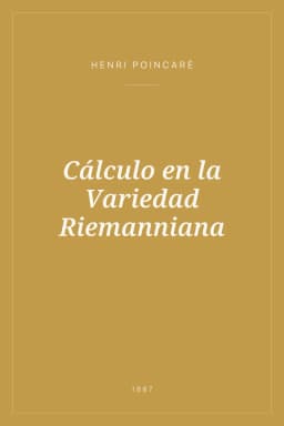 Portada de Cálculo en la Variedad Riemanniana