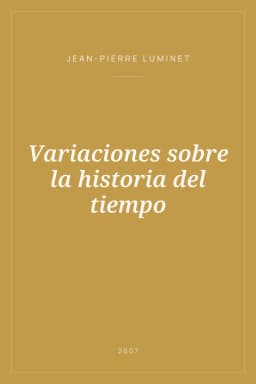 Portada de Variaciones sobre la historia del tiempo