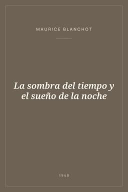 Portada de La sombra del tiempo y el sueño de la noche