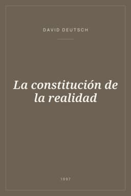 Portada de La constitución de la realidad