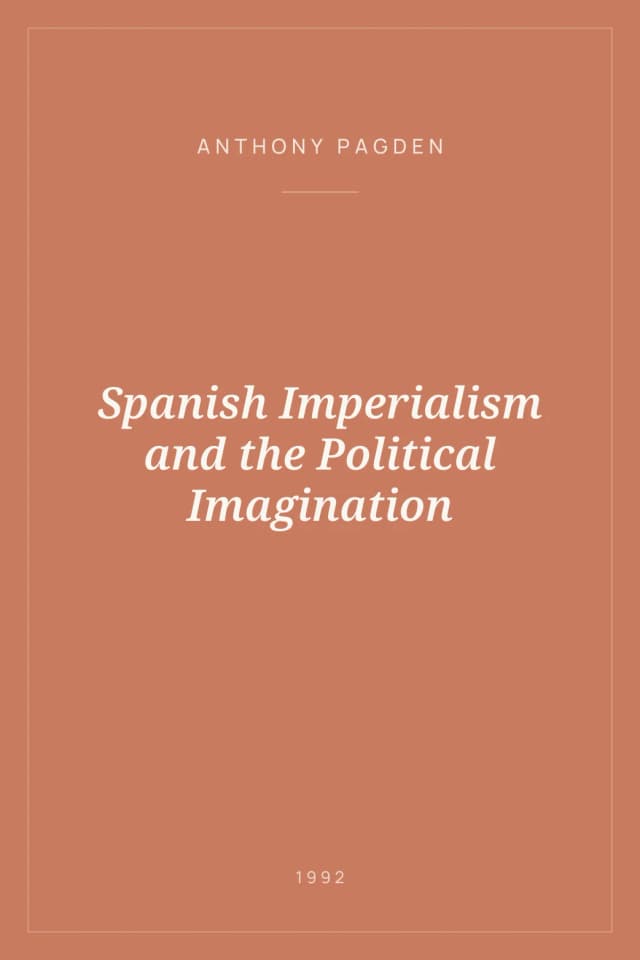 Portada de Spanish Imperialism and the Political Imagination
