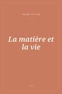 Portada de La matière et la vie