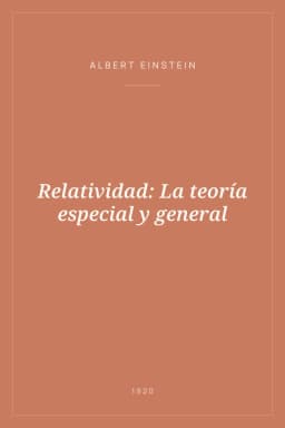 Portada de Relatividad: La teoría especial y general