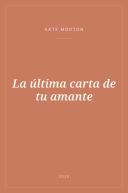 Portada de La última carta de tu amante