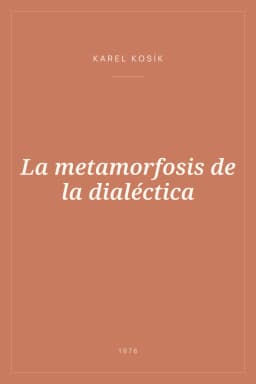 Portada de La metamorfosis de la dialéctica