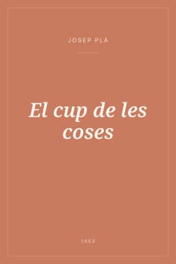 Portada de El cup de les coses