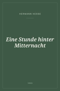 Portada de Eine Stunde hinter Mitternacht