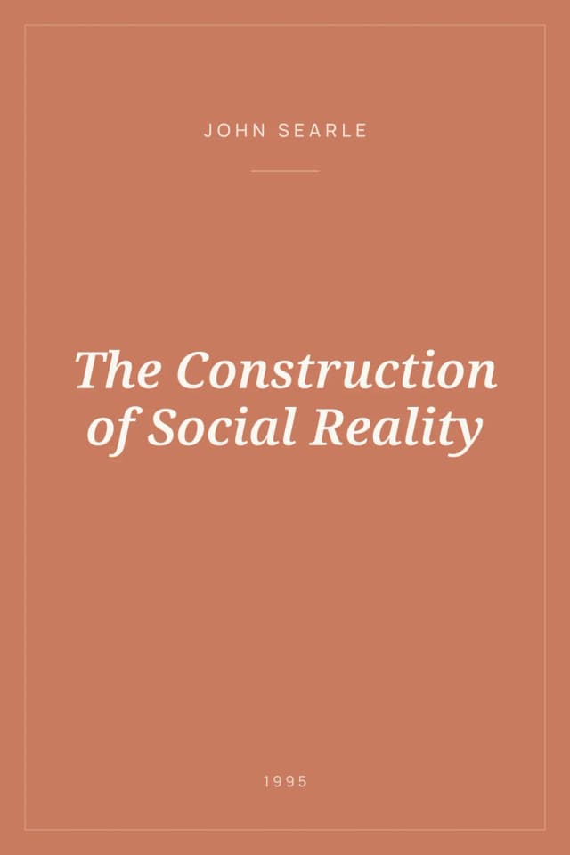 Portada de The Construction of Social Reality