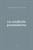 Portada de La condición postmoderna