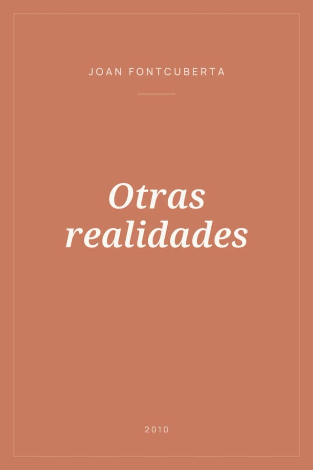 Portada de Otras realidades