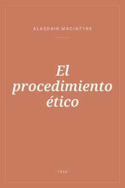 Portada de El procedimiento ético