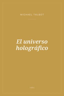 Portada de El universo holográfico